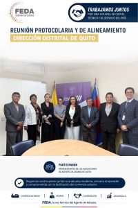 Reunión protocolaria y de alineamiento institucional con la Dirección Distrital de Quito